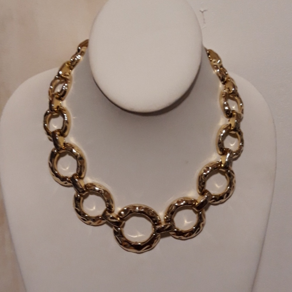 Vintage 90s thick chunky link necklace